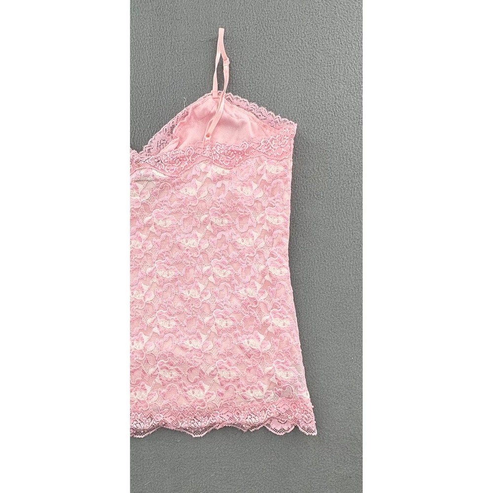 j.t.b. Y2K Lace Cami XL Pastel Pink Floral Fairy Romantic Balletcore Coquette - Picture 9 of 13